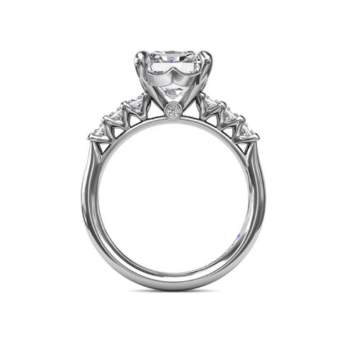 Radiant Diamond Engagement Ring - 3