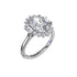 Modern Edge Diamond Engagement Ring - 1