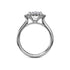 Modern Edge Diamond Engagement Ring - 2