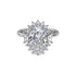 Modern Edge Diamond Engagement Ring - 3