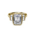 Bezel Set Diamond Engagement Ring - 3
