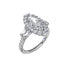 Marquise Baguette Diamond Engagement Ring - 1