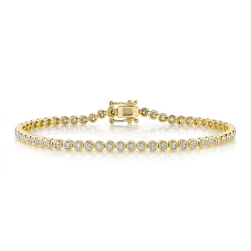 Bailey 1.51ct Diamond Bezel Tennis Bracelet - 1