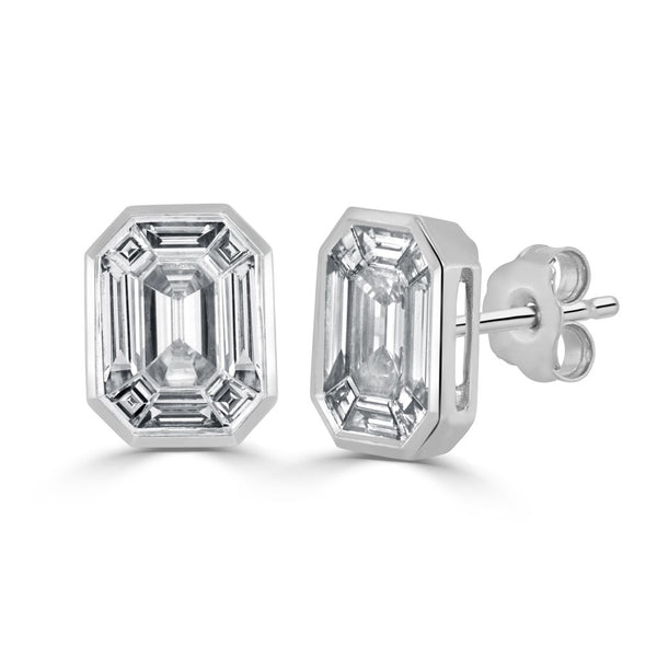 14k Gold & Pie-Cut Diamond Studs - 0.86ct - 1