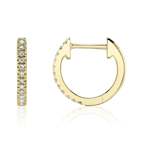 Kate 0.07ct Diamond Huggie Earring - 1