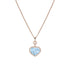 Happy Hearts Rose Gold Necklace - 1