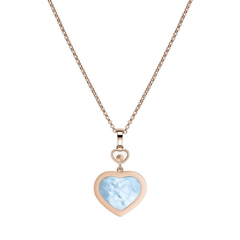 Happy Hearts Rose Gold Necklace - 2