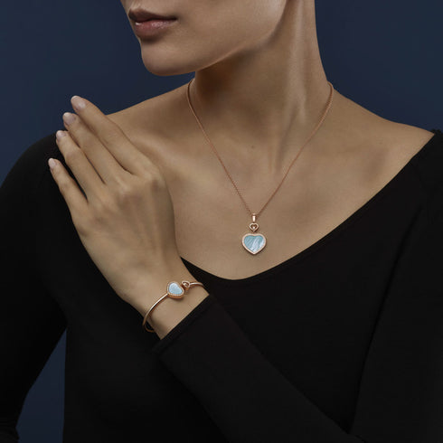Happy Hearts Rose Gold Necklace - 3