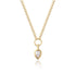 Pear Layered Drop Necklace - 1