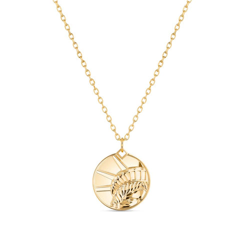 Statue of Liberty PM Medallion in Yellow Gold - 1