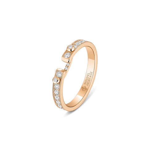 Eternity Tuxedo PM Mood Ring in Rose Gold - 1