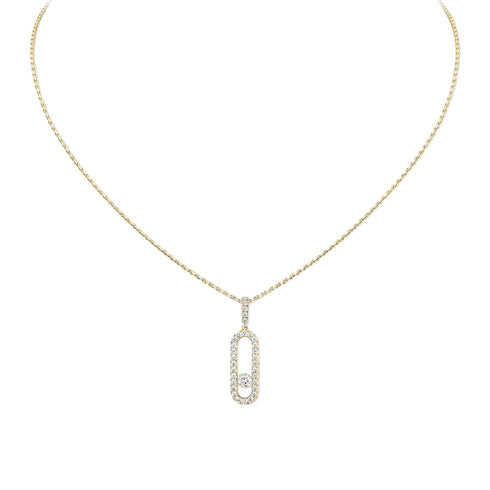 Move Uno Pavé Necklace Large - 1