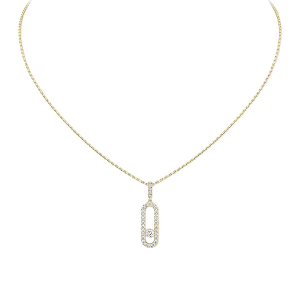 Move Uno Pavé Necklace Large - 1