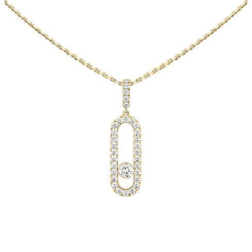 Move Uno Pavé Necklace Large - 2