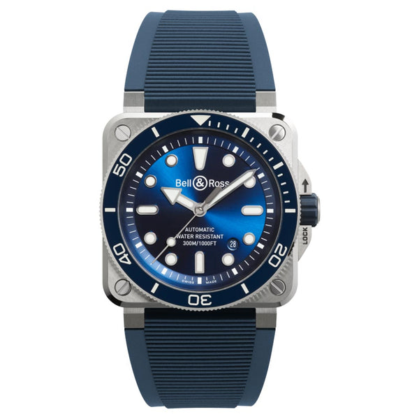 BR-03 Diver Blue Steel Watch - 2