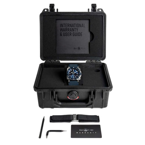 BR-03 Diver Blue Steel Watch - 4