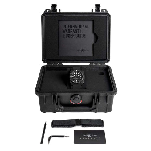 BR-03 Diver Black Matte Ceramic Watch - 4