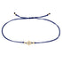 14k Midi Bitty Pavé Diamond Star of David Cord Bracelet - 2