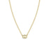 14k Single Large Malachite Heart with Diamond Bail Charm Pendant - 2