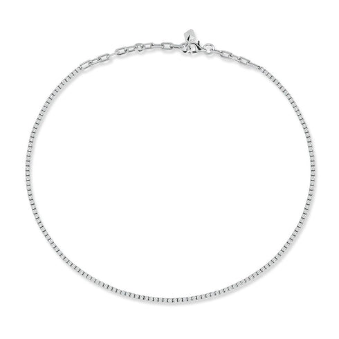 WF Classic 18K Gold and Diamond Tennis Necklace - 1