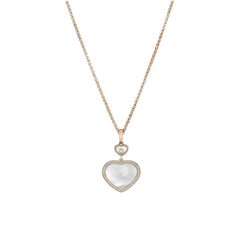 Happy Hearts Rose Gold Necklace - 1