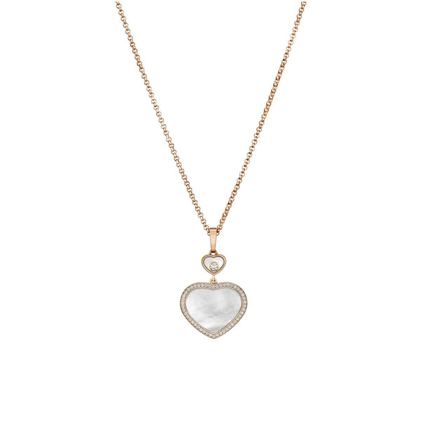Happy Hearts Rose Gold Necklace - 1