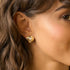 Pear Shape Diamond Layered Huggers - 2