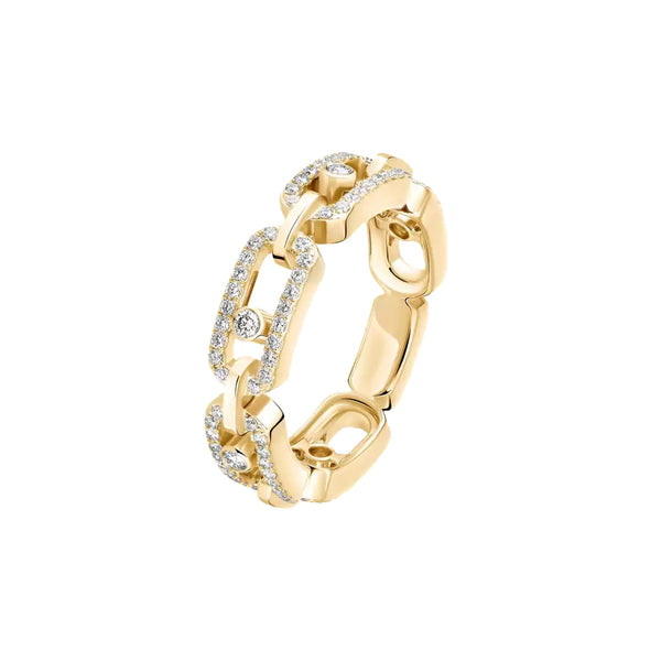 Move Link Pavé Ring - 1