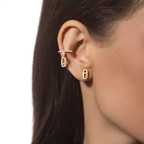 Move Uno Diamond Stud Earrings - 3