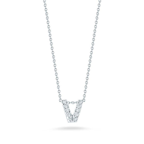 Roberto Coin Letter V Pendant - 1