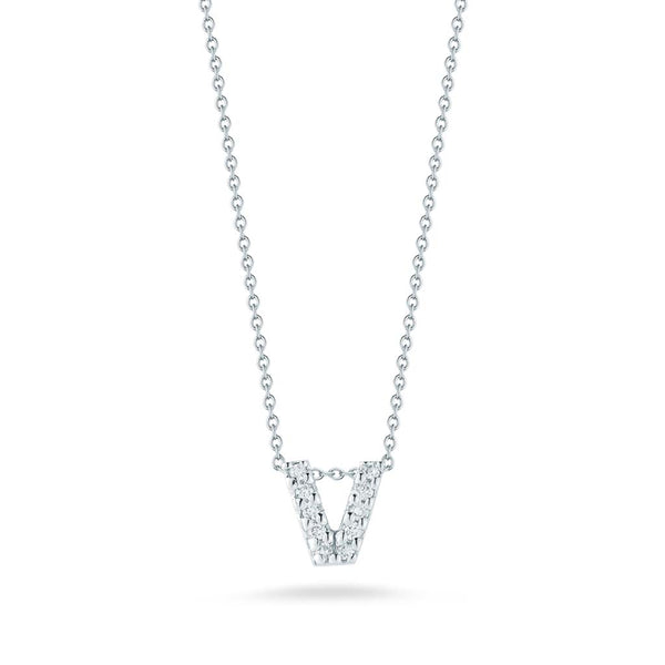 Roberto Coin Letter V Pendant - 1