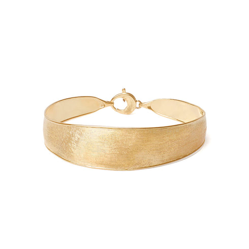 18K Yellow Gold Medium Bangle - 2