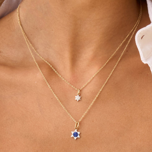 Micro Infinity Star Of David Necklace - 2