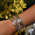 14k Gold & Fancy-Shape Diamond Bangle - 0.51ct - 3