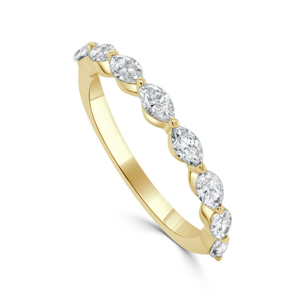 14k Gold & Marquise Diamond Ring - 0.75ct - 1