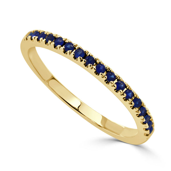 14k Gold & Birthstone Stackable Ring - 0.12ct - 0.30ct - 2