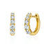 Graduated Diamond Huggies 18k Yellow Gold - 1