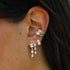 Diamond Maya Earrings 18k Yellow Gold - 2