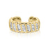 Baguette Diamond Zoe Ear Cuff 18k Yellow Gold - 1