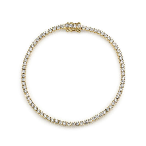 Hepburn Diamond Bracelet in 18K Yellow Gold - 1