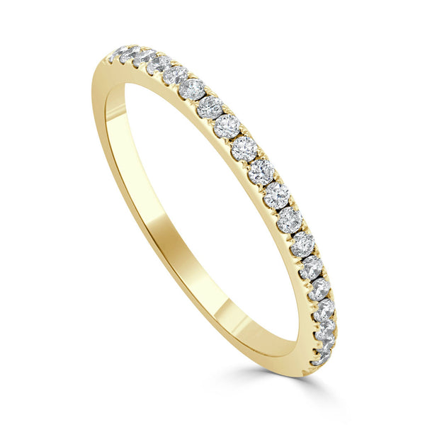 14k Gold & Birthstone Stackable Ring - 0.12ct - 0.30ct - 2