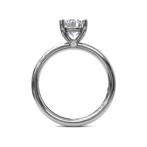 Classic Round Cut Solitaire Engagement Ring - 3