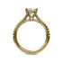 Classic Diamond Engagement Ring with Beautiful Side Detail - 3