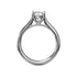 Classic Round Diamond Solitaire Engagement Ring With Cathedral Setting - 3