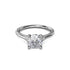 Classic Round Diamond Solitaire Engagement Ring With Cathedral Setting - 4