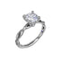 Elegantly Twisted Engagement Ring - 2