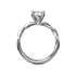 Elegantly Twisted Engagement Ring - 4