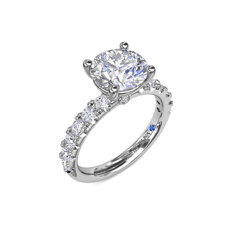 Classic Solitaire Diamond Engagement Ring - 2