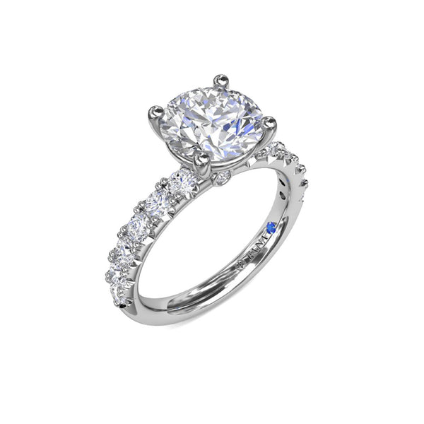 Classic Solitaire Diamond Engagement Ring - 2