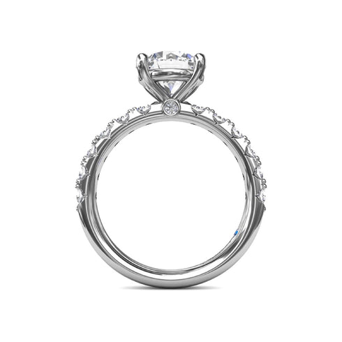Classic Solitaire Diamond Engagement Ring - 3